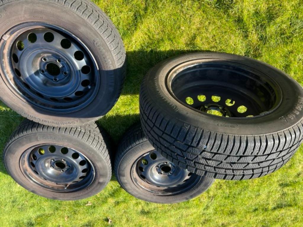 4 Winterbanden op velgen, Auto-onderdelen, Banden en Velgen, Ophalen, Winterbanden, Velg(en)