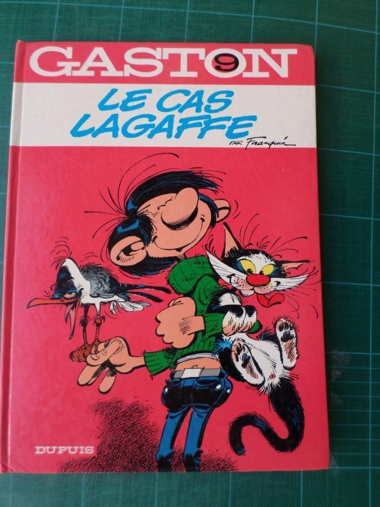 Gaston Lagaffe n 9 – Le cas Lagaffe (Franquin), Gelezen, Eén stripboek, Ophalen of Verzenden, Franquin