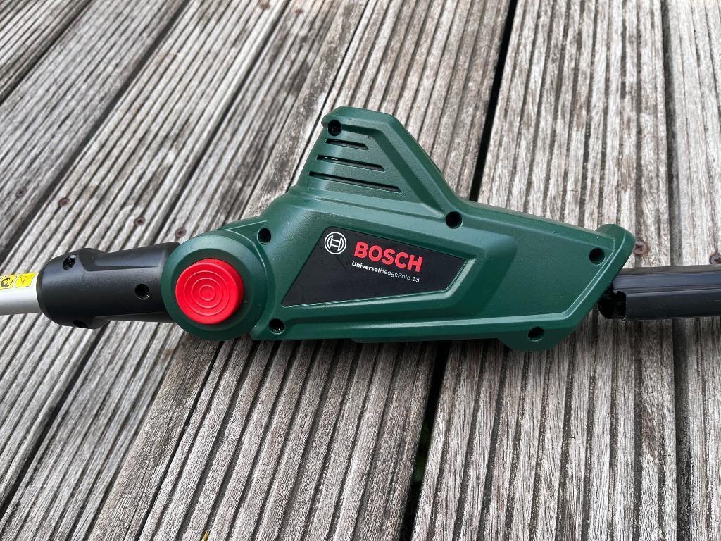 Bosch 18V telescopische heggenschaar, Ophalen, Zo goed als nieuw, Accu, Bosh