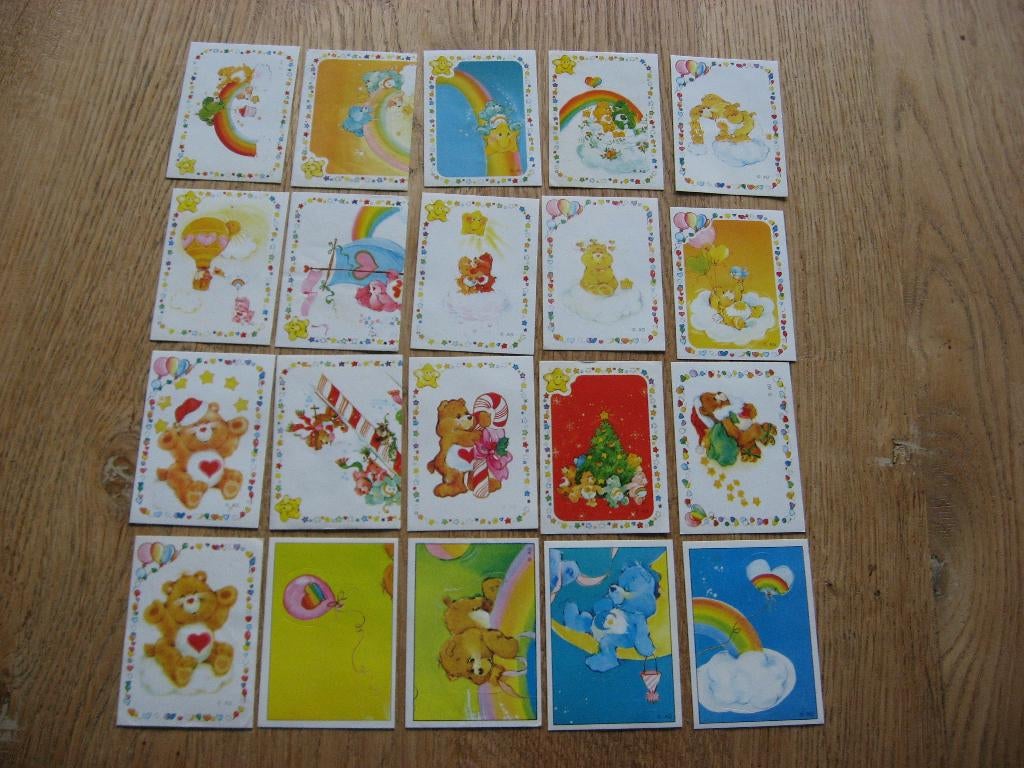 20 Stickers 1985 Care Bears Panini, Verzamelen, Ophalen of Verzenden, Overige figuren, Nieuw, Plaatje, Poster of Sticker