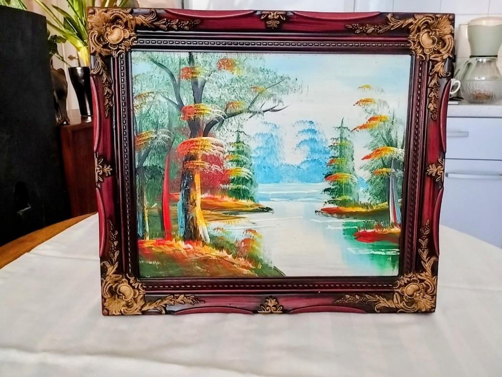 Toile 37 X 32 cm, Hobby & Loisirs créatifs, Peinture, Enlèvement, Toile