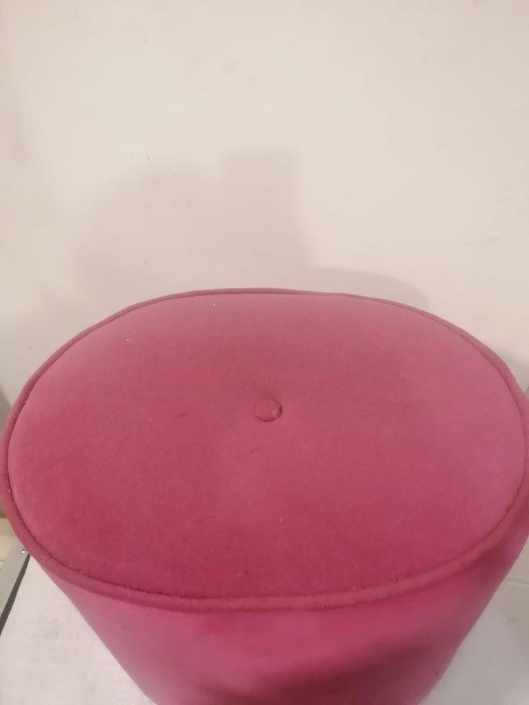 pouffe rose foncé H45 x L40 x l30 – 18 € / pièce, Maison & Meubles, Enlèvement, Comme neuf