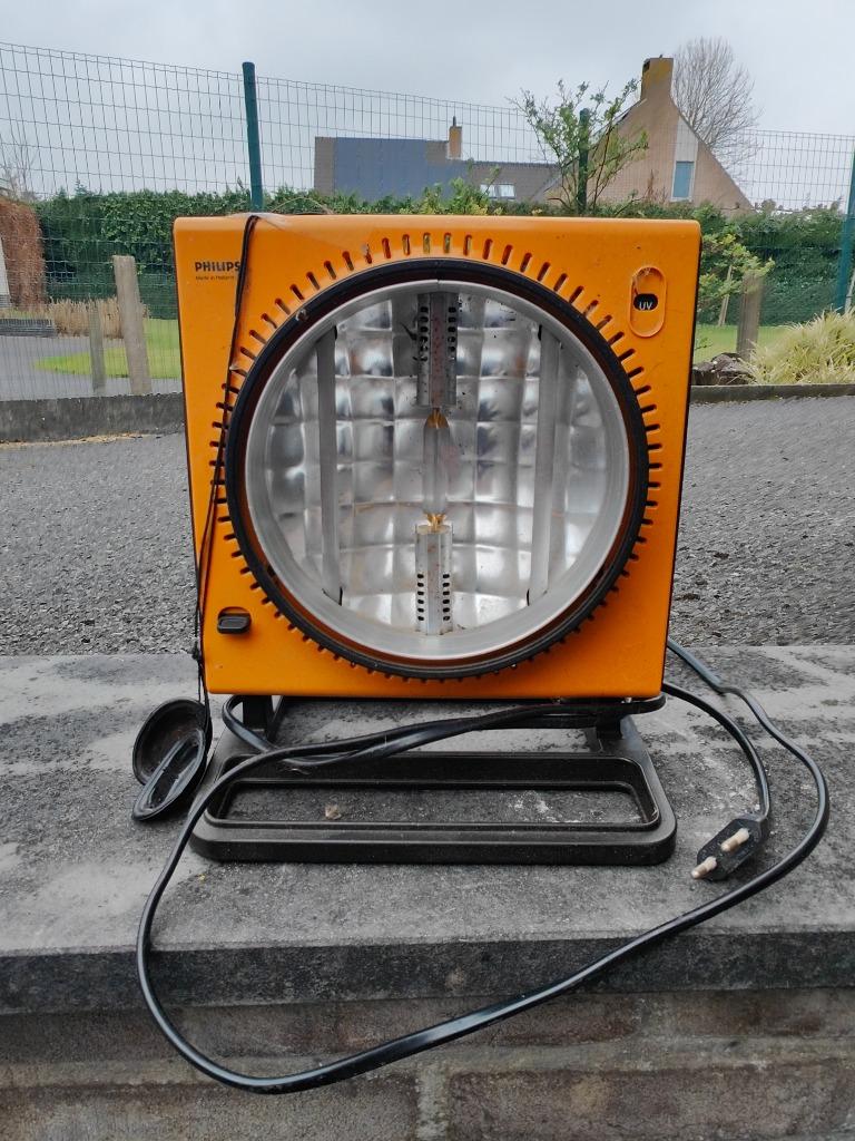 Vintage Philips verwarming en infrarood schoonheidslamp, Elektronische apparatuur, Ophalen of Verzenden, Gebruikt