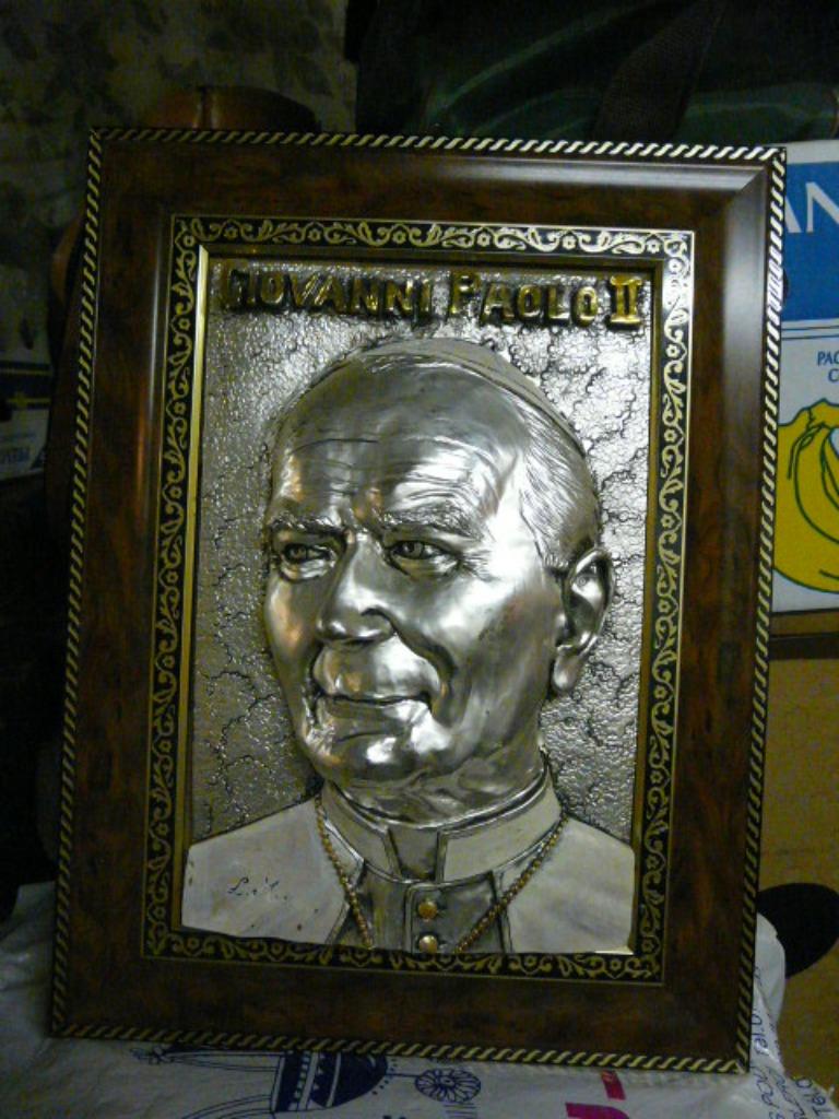cadre 3 D      Jean Paul 2, Enlèvement, Comme neuf, Autres matériaux