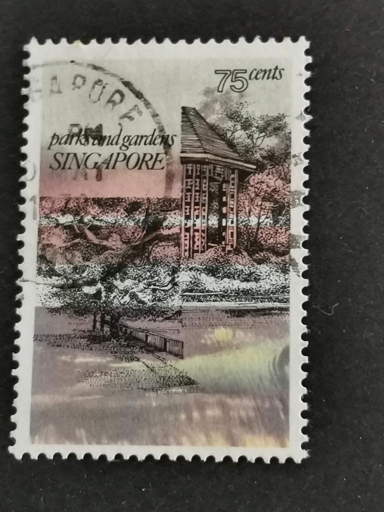 Singapour 1978 - Parcs et jardins, Enlèvement ou Envoi, Affranchi, Asie du Sud Est