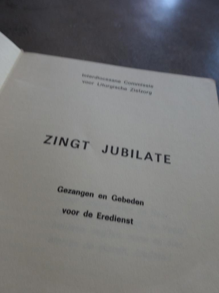 Boek: zingt jubilate, Ophalen of Verzenden, Gelezen