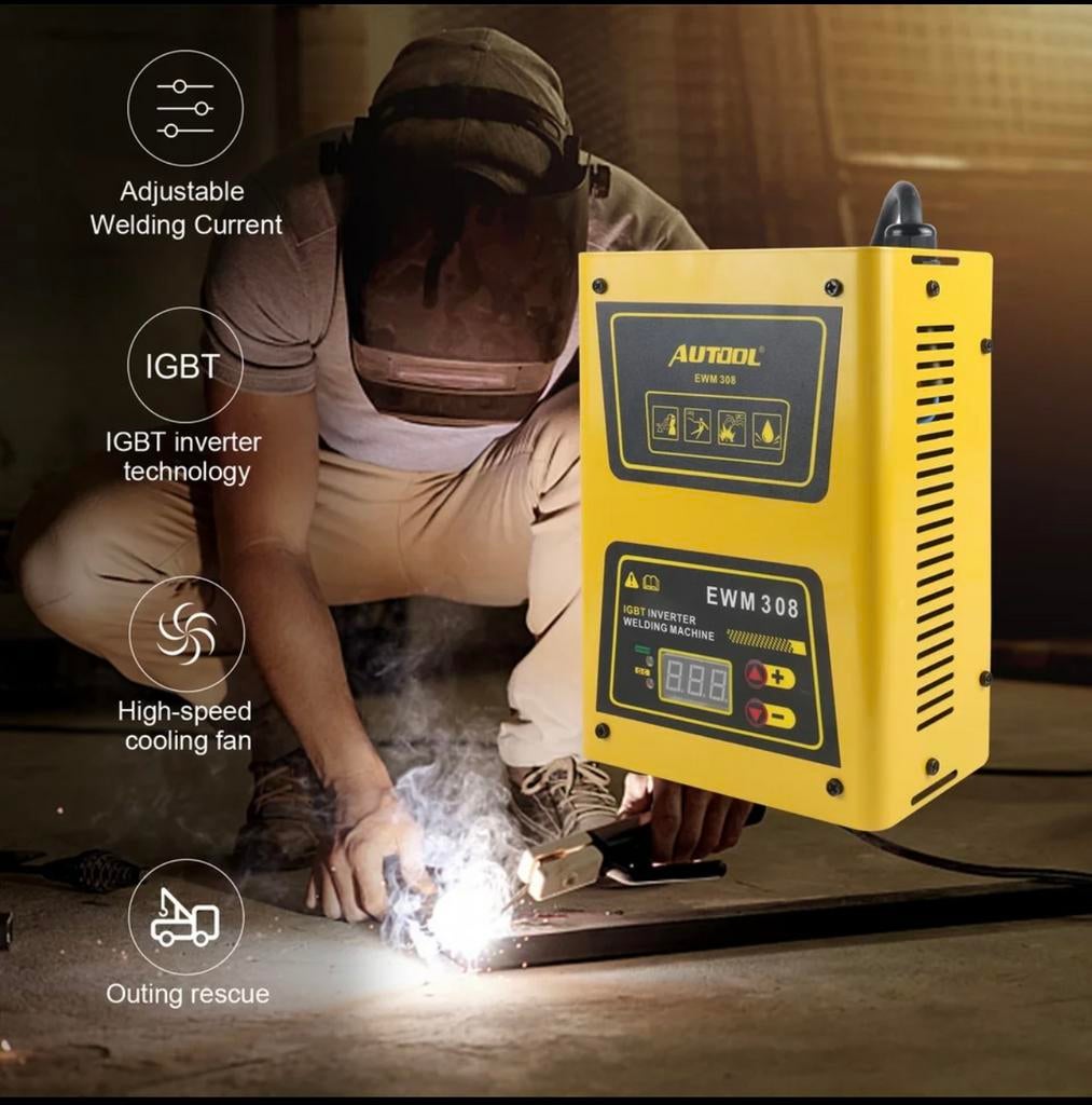 Machine à souder Autool EWM-308 DC Inverter ARC Welder, Enlèvement ou Envoi, Comme neuf, Inverter