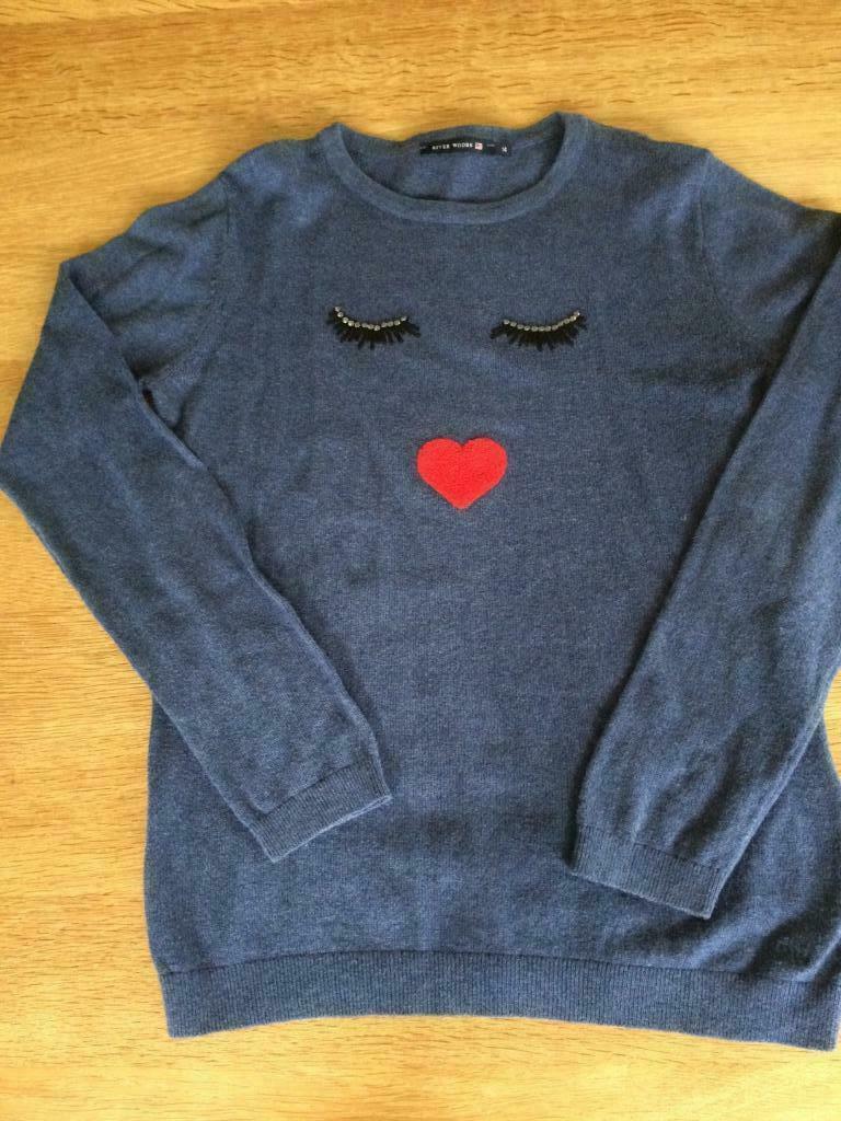 River Woods pull blauw maat 14 jaar, River Woods, Enlèvement ou Envoi, Pull ou Veste, Comme neuf