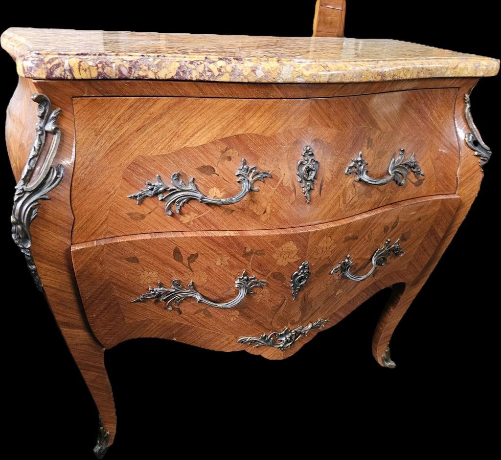 Commode - style louis xv, 2 tiroirs., Enlèvement