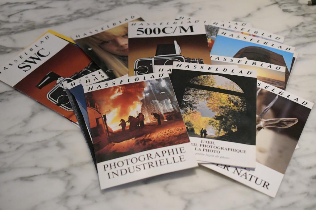 Hasselblad info boekjes 32 stuks, Ophalen of Verzenden, Gebruikt, Overige typen