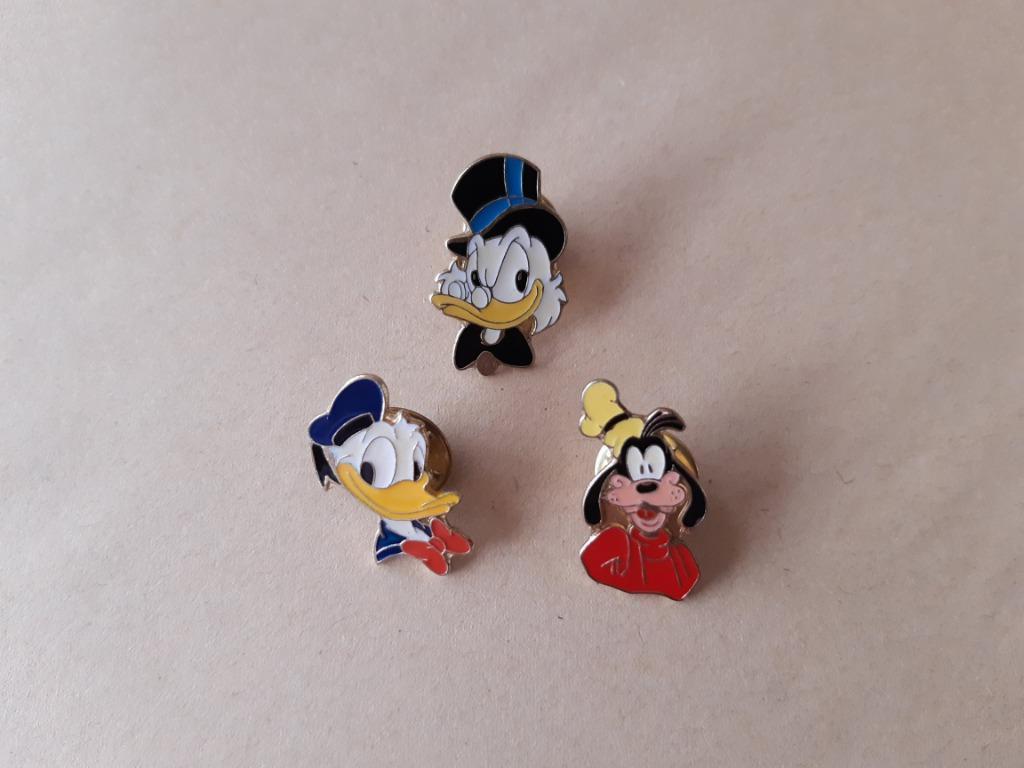 3 pins Disney - Donald Duck - Dagobert - Goofey, Verzamelen, Ophalen of Verzenden, Donald Duck, Nieuw, Overige typen