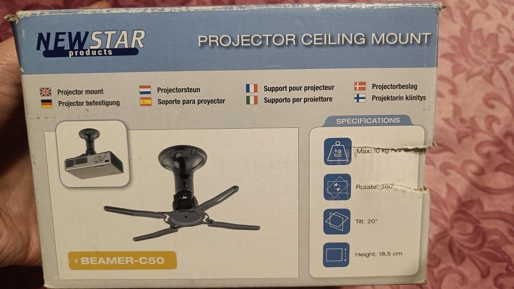 Bevestigingsbeugel voor projector, monitor of tv., TV, Hi-fi & Vidéo, Accessoires pour projecteurs, Enlèvement ou Envoi
