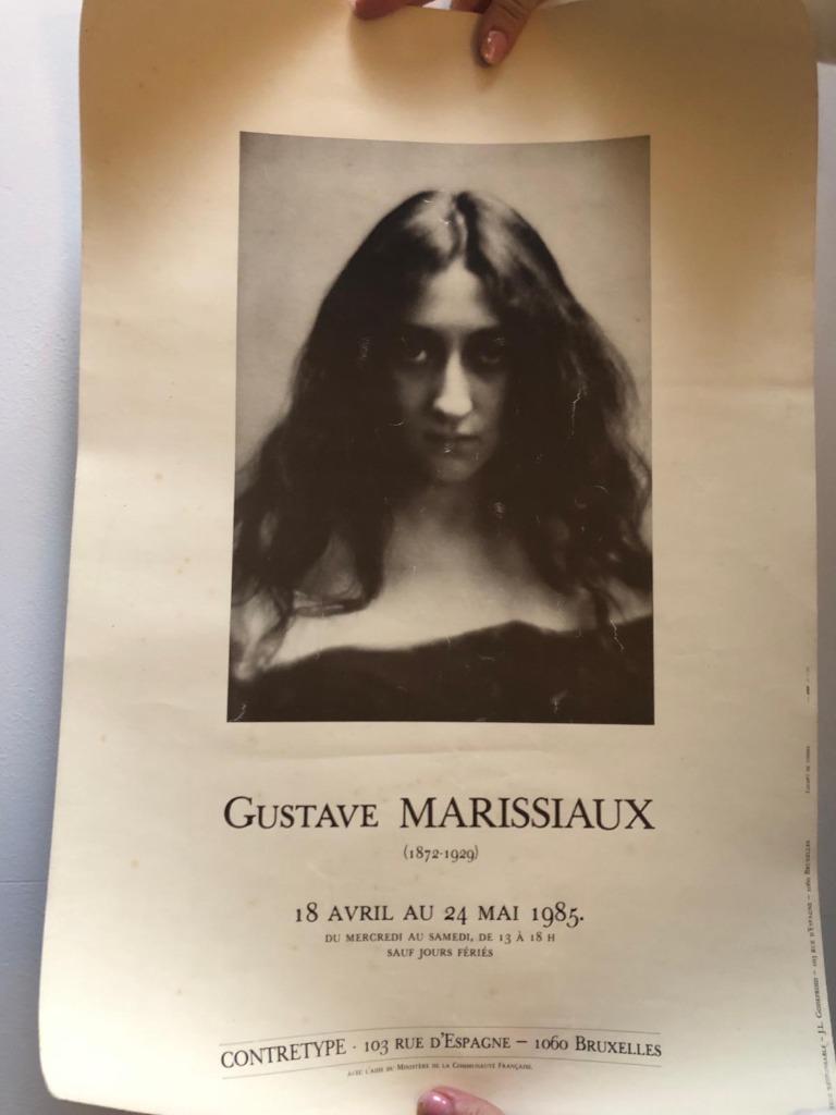 Affiche Gustave Marissiaux, CONTRETYPE, Expo avril 1985, Enlèvement