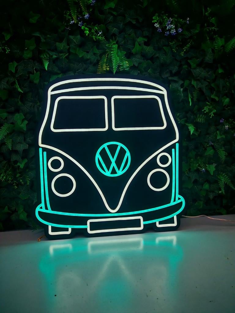 Volkswagen bus neon led, Verzamelen, Ophalen of Verzenden, Nieuw