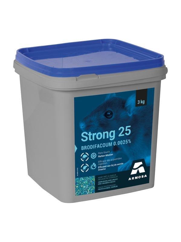 Strong 3 granen emmer van 3kg, Tuin en Terras, Ophalen of Verzenden, Nieuw, Ongediertebestrijding