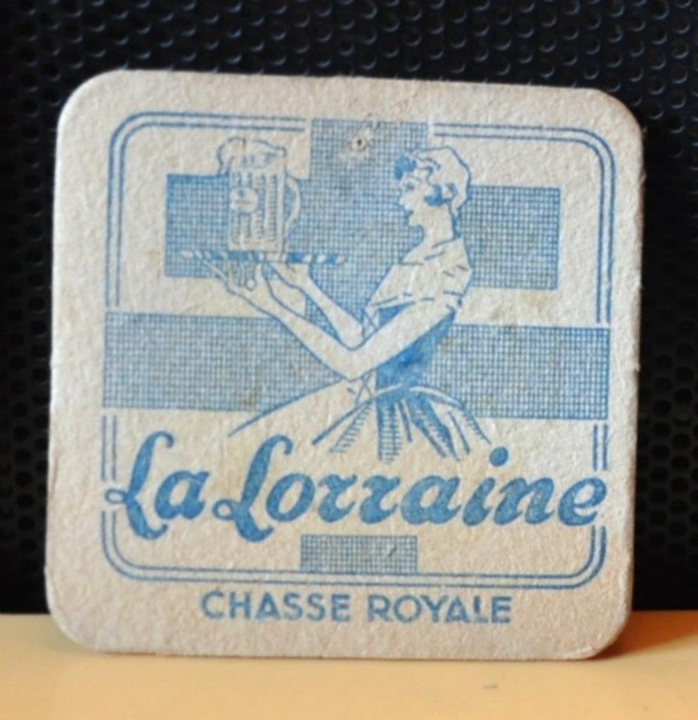 sous bock chasse royale la lorraine (sb38), Collections, Enlèvement ou Envoi, Comme neuf, Sous-bock, Autres marques