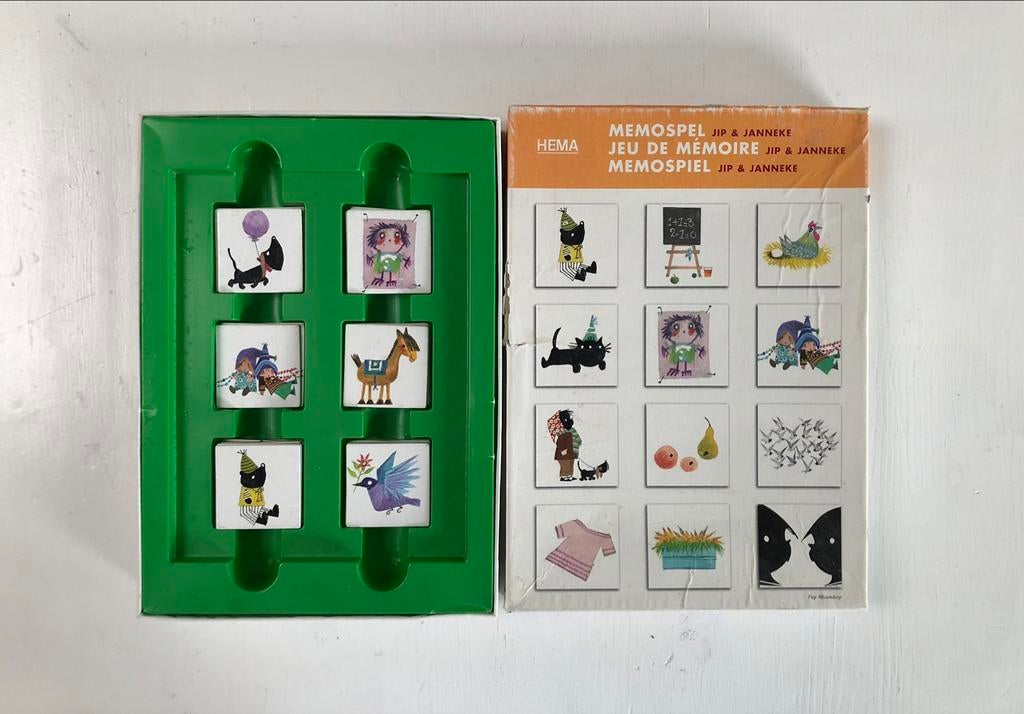 memo spel Jip en Janneke Hema compleet, Ophalen of Verzenden, Gebruikt