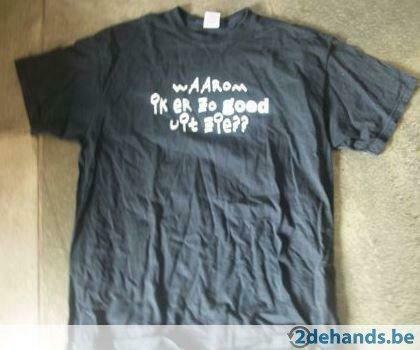 [603]t-shirt waarom ik er zo goed uitzie XXL, Diversen, Ophalen of Verzenden, Gebruikt