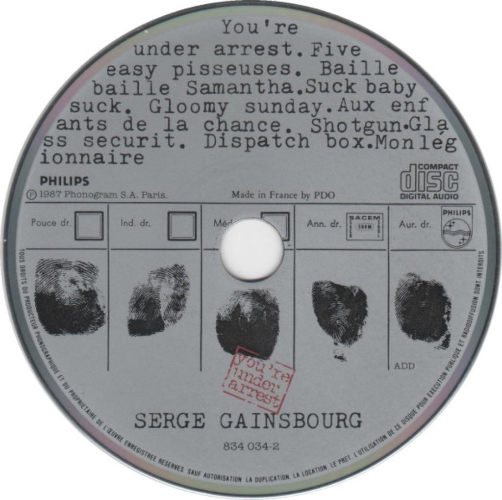 Serge Gainsbourg — Je staat onder arrest - Album-cd 💿, Ophalen of Verzenden, Zo goed als nieuw, Boxset