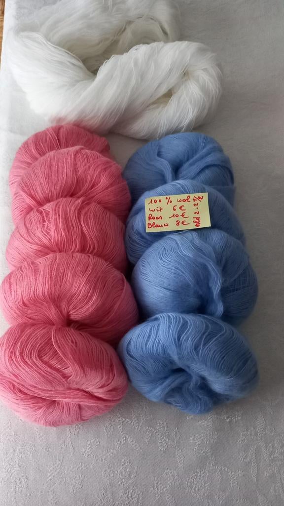 Fijne breiwol  100% wol. 3 kleuren, Ophalen of Verzenden, Nieuw, Naald
