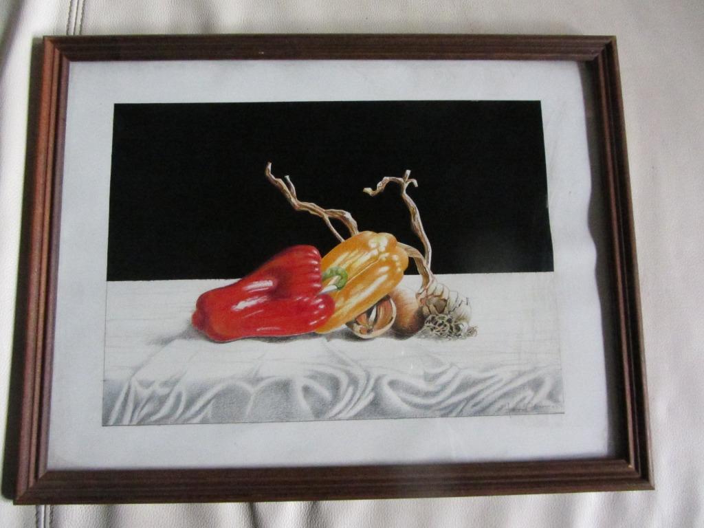 Cadre avec  nature morte, Antiquités & Art, Art | Peinture | Classique, Enlèvement ou Envoi