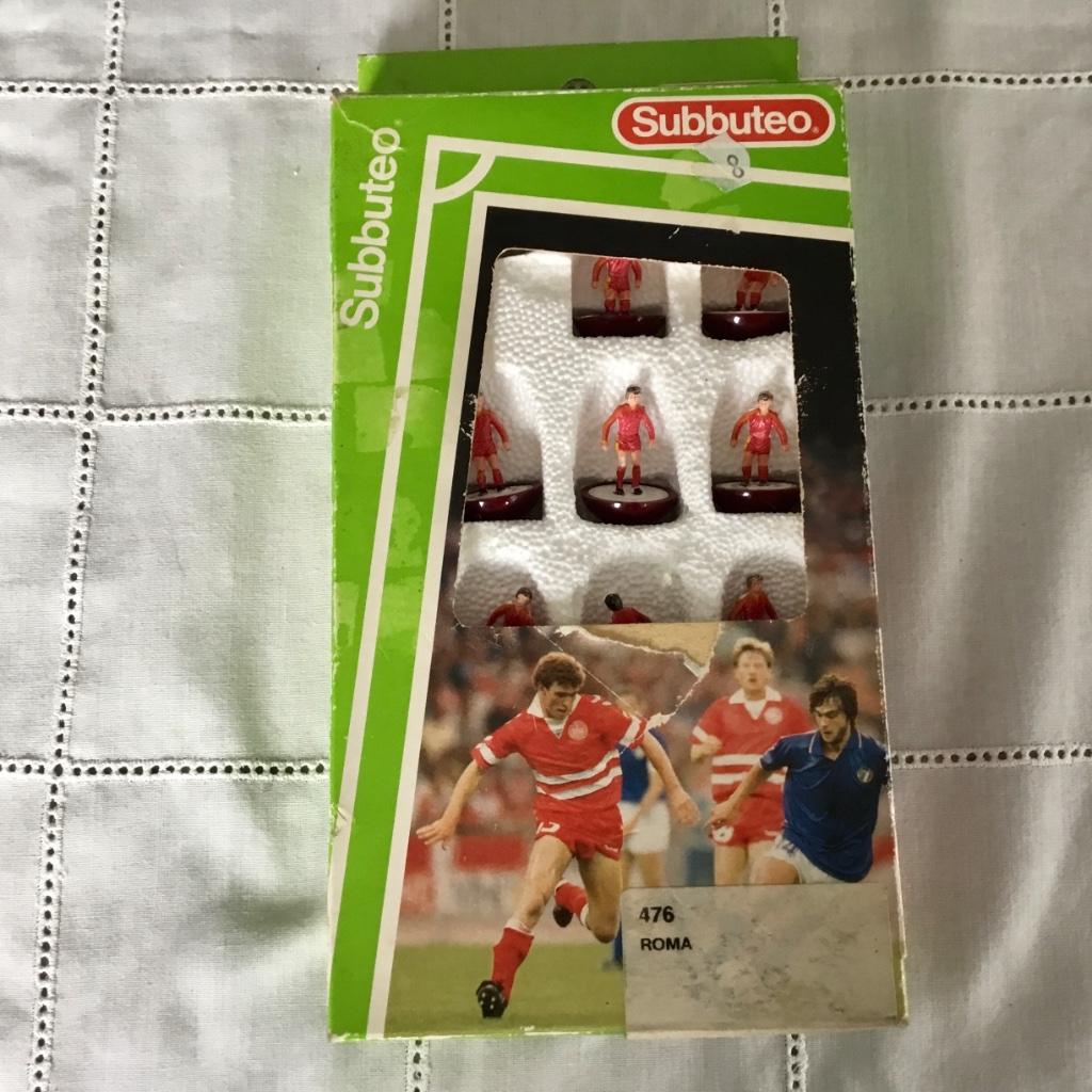 Subbute naar de volledige box team 476 Roma, Vijf spelers of meer, Ophalen of Verzenden, Gebruikt, Subbuteo