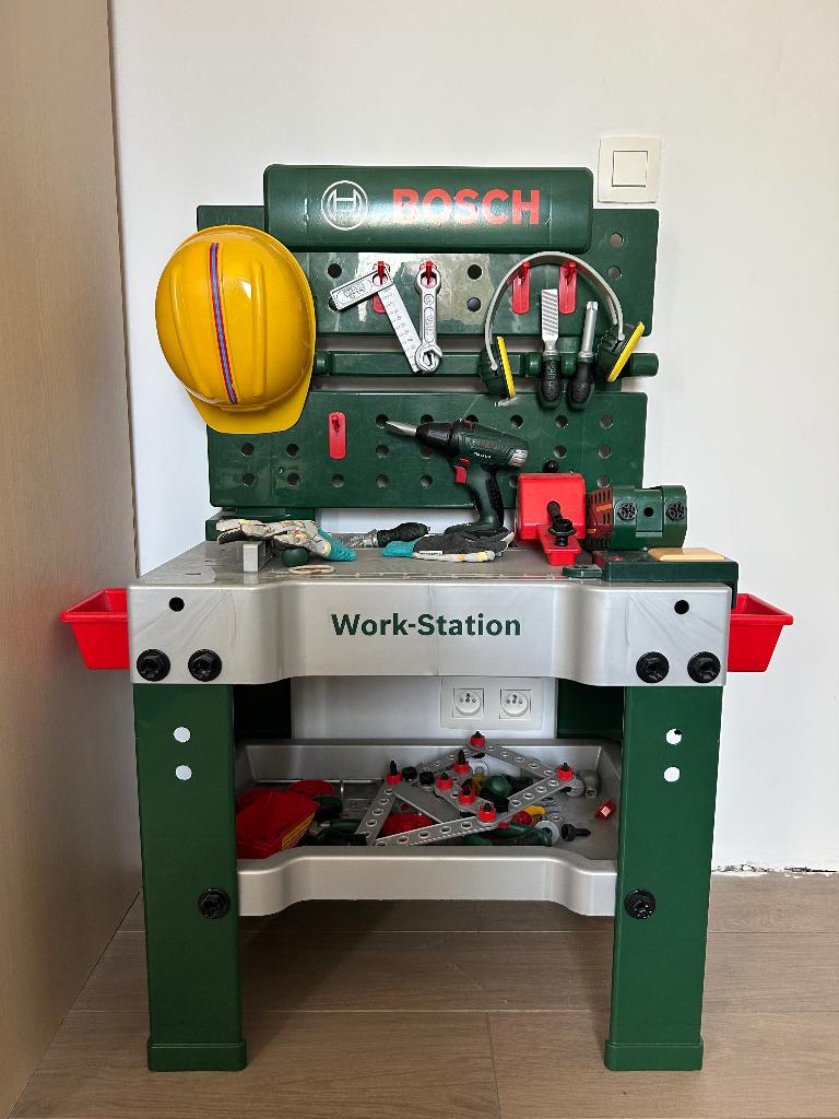 Werkbank bosch speelgoed, Ophalen, Gebruikt