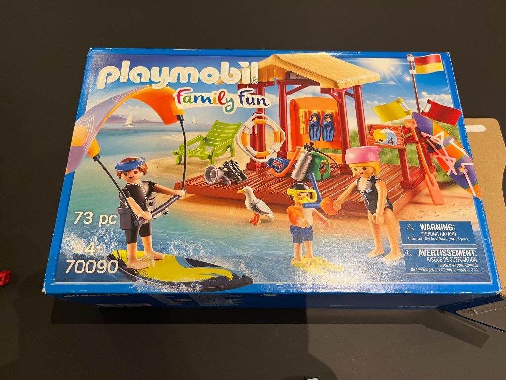 Playmobil Family Fun watersportgebied 70090, Ophalen of Verzenden, Zo goed als nieuw, Complete set