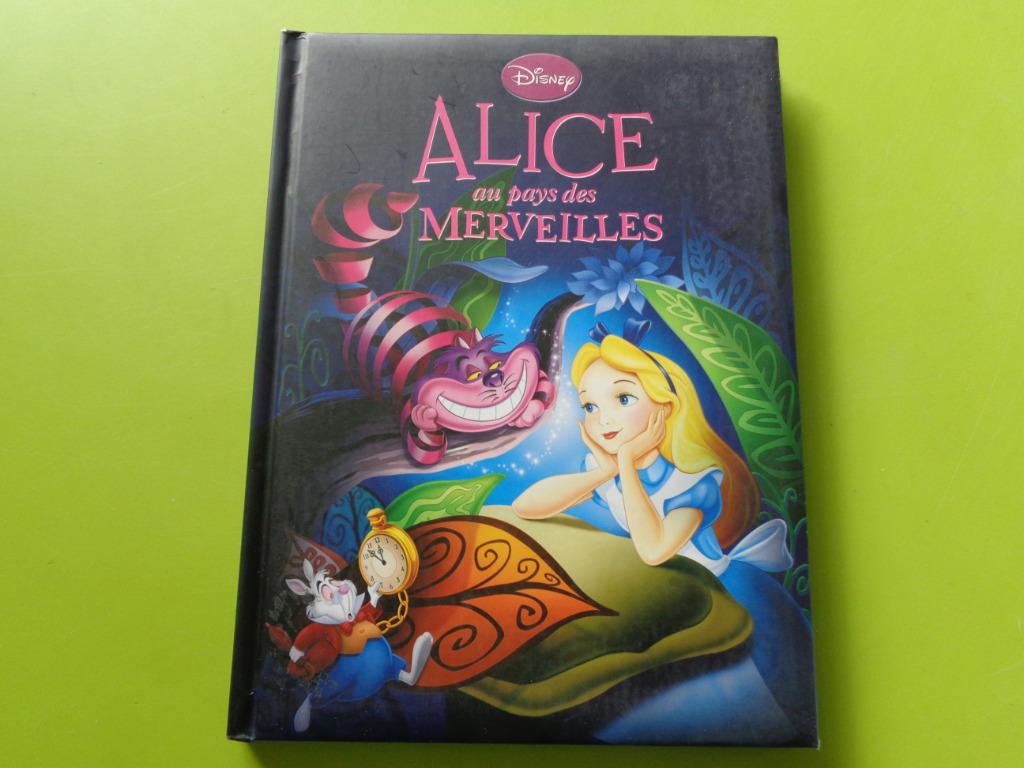 Livre DISNEY - Alice au pays des merveilles, Ophalen, 3 tot 4 jaar, Zo goed als nieuw, Disney
