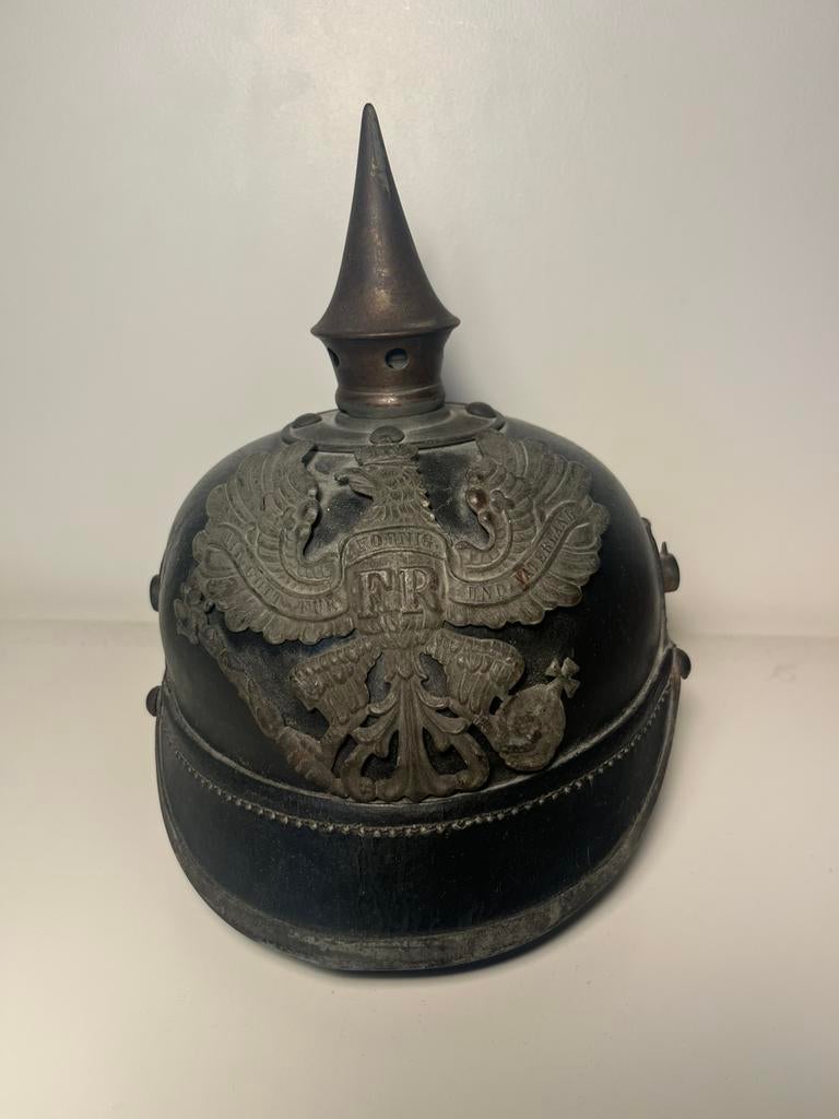 Model 1915 Pickelhaube WO1 Duits, Ophalen of Verzenden