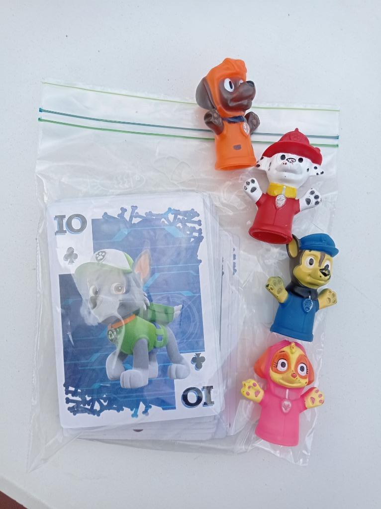 Paw patrol + kaarten paw patrol, Ophalen, Zo goed als nieuw