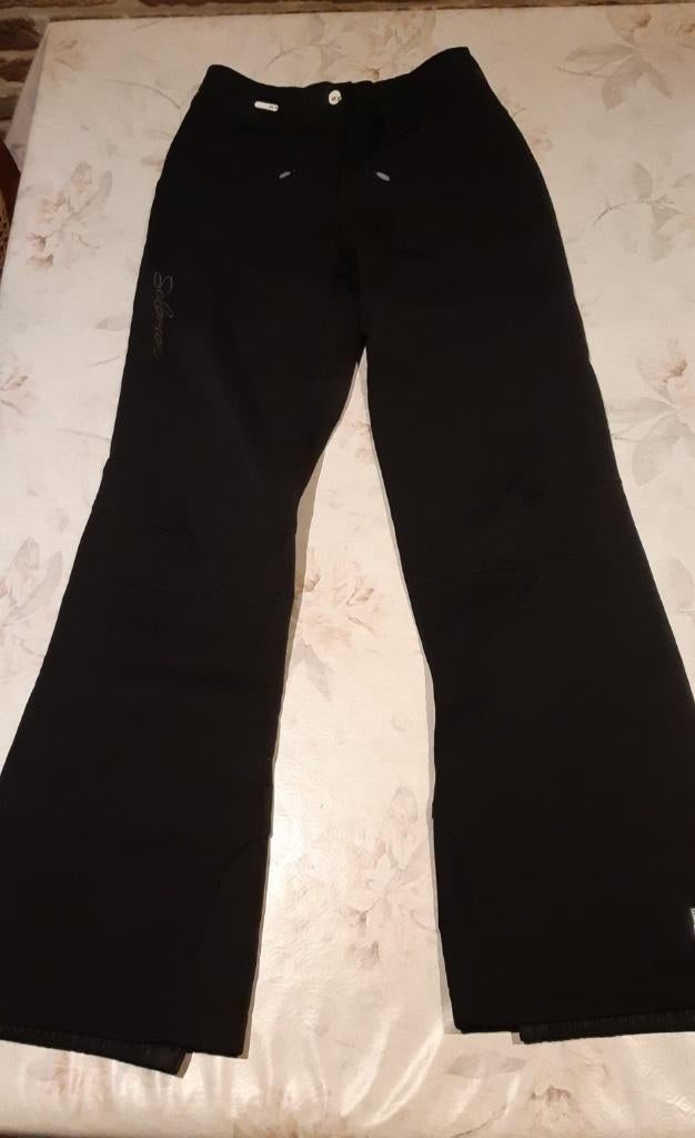 skijas maat XS en skibroek maat S Salomon ALS NIEUW, Kleding | Dames, Ophalen, Zo goed als nieuw, Maat 36 (S), Broek