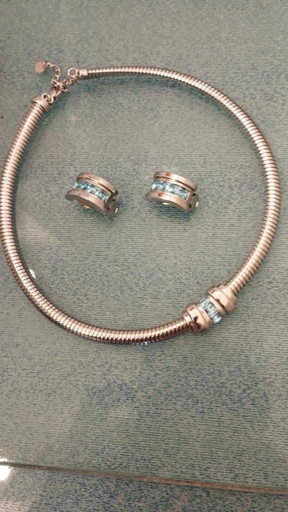 Collier et boucles d'oreilles Grossé, Envoi, Comme neuf, Autres matériaux