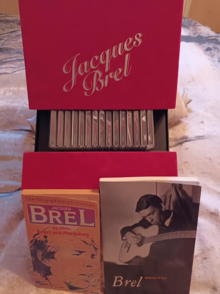 JACQUES BREL 16 CD BOX, Ophalen