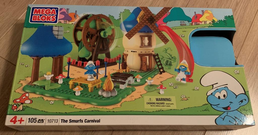 Megabloks Smurfencarnaval, Ophalen, Zo goed als nieuw, Megabloks