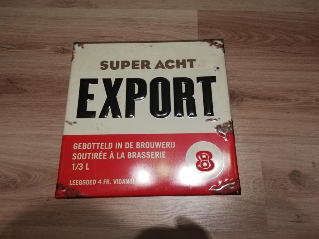 Export, Super 8, mancave, Verzamelen, Biermerken, Ophalen of Verzenden, Zo goed als nieuw