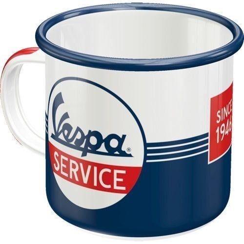 Tasse à café en émail Vespa Service, Enlèvement ou Envoi, Neuf, Ustensile