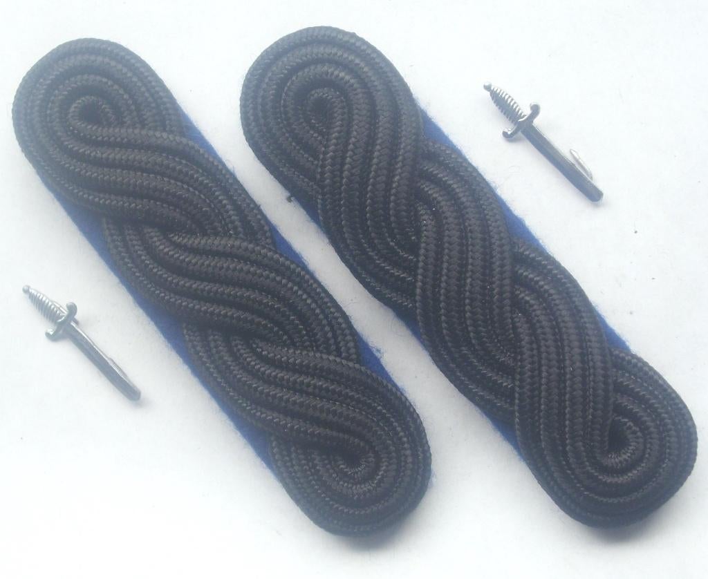 Épaulettes grande tenue du cadre de base police communale, Collections, Objets militaires | Général, Envoi, Gendarmerie, Autres types