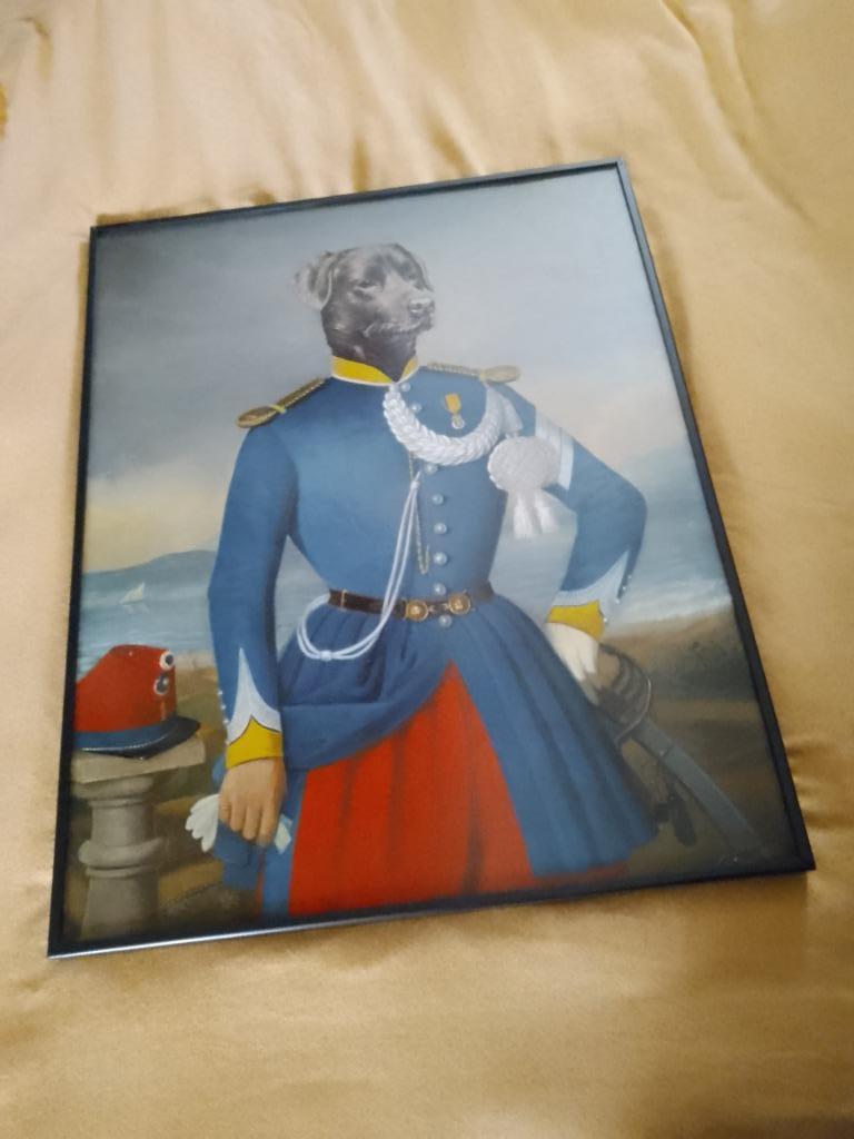 schilderij thierry poncelet devant la rade d'alger 90x72cm, Enlèvement ou Envoi