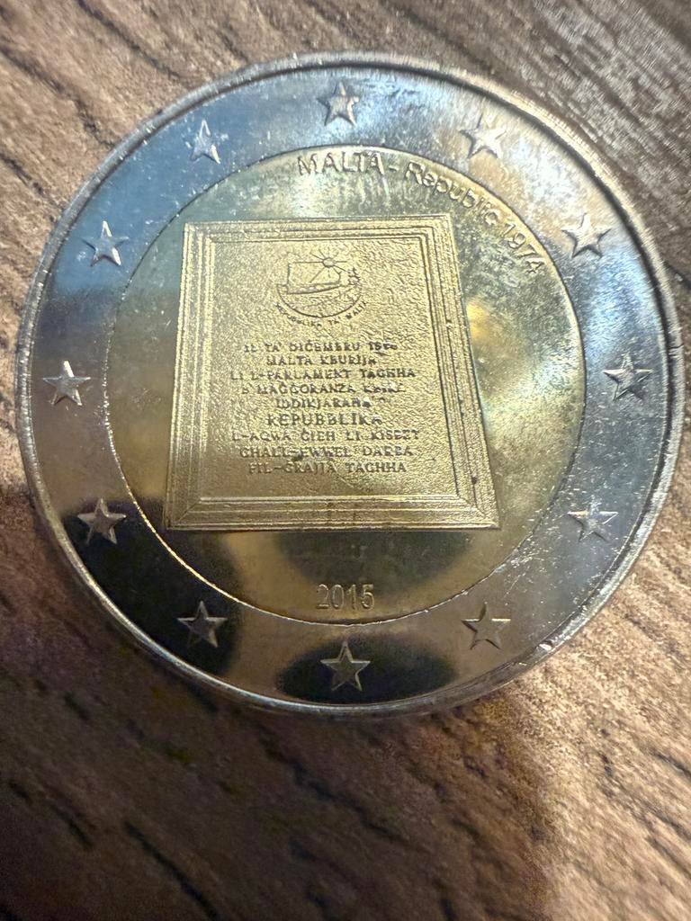 2 euro malta 2015, Ophalen of Verzenden, Malta, 2 euro