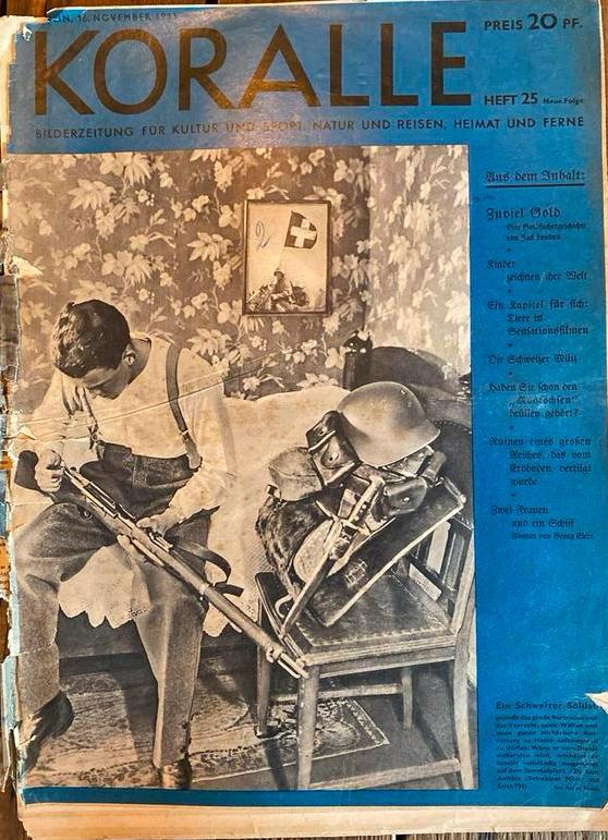 Korallé 1933, Collections, Envoi, 1920 à 1940, Journal