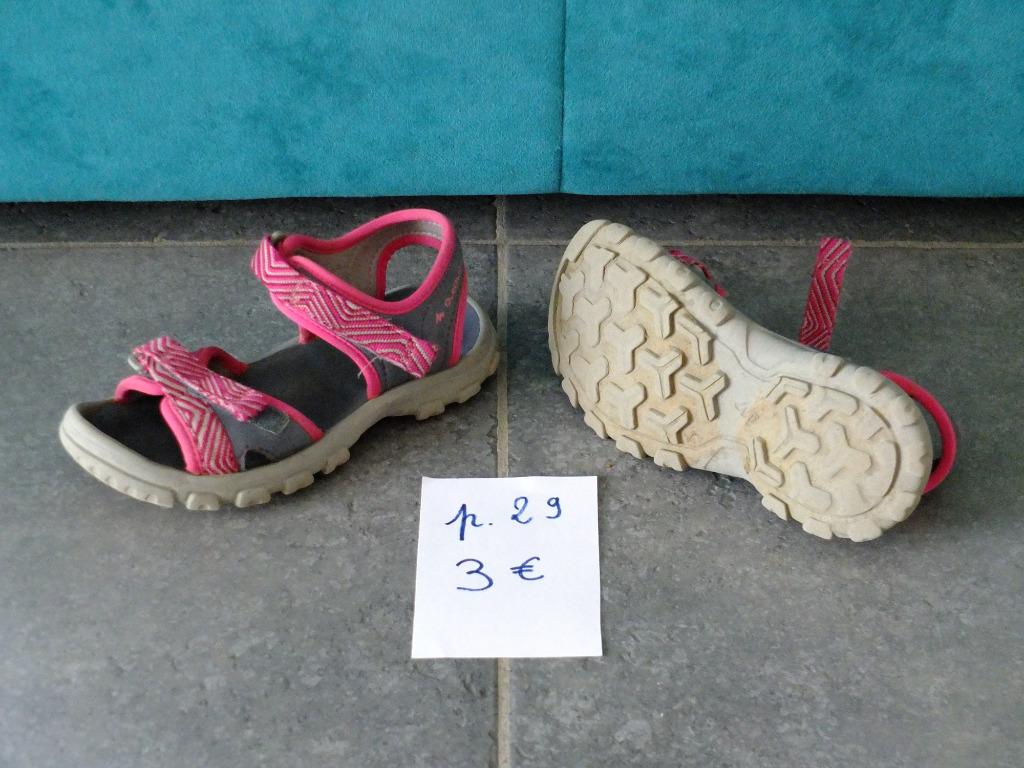 2 paires chaussures eau / sandales d'eau enfants p. 21 et 29, Garçon ou Fille, Utilisé, Chaussures, Décathlon