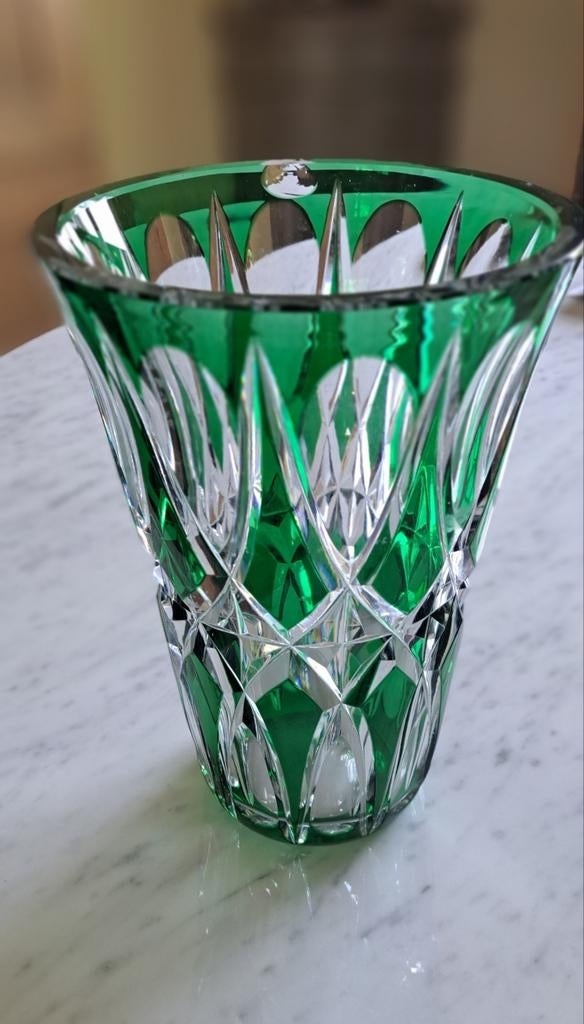 Kristal Saint louis vaas, Ophalen