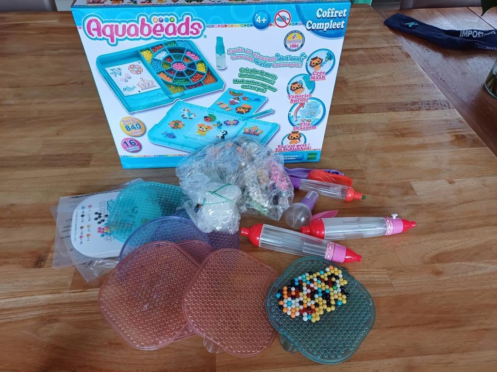 Aquabeads, Ophalen, Gebruikt