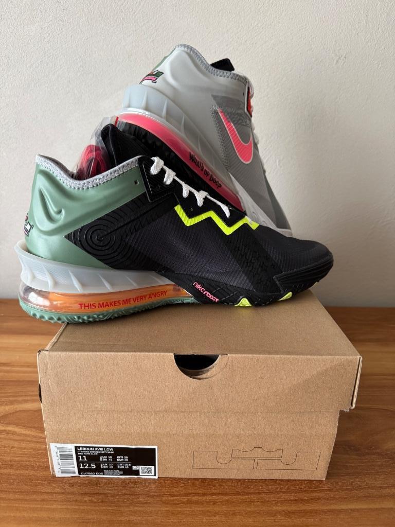 Nike LeBron 18 Low Bugs vs Marvin Space Jam (GS), Neuf, Nike, Enlèvement, Baskets