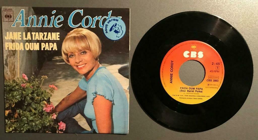 Vinyle de Annie Cordy .... -, Enlèvement ou Envoi, Utilisé, Autres genres, Single