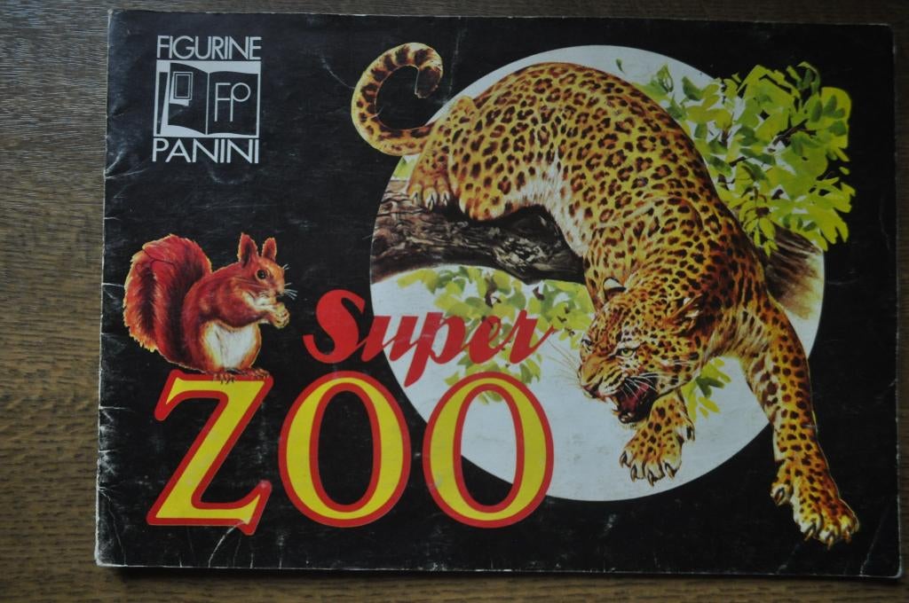 PANINI COMPLEET ALBUM SUPER ZOO, Enlèvement ou Envoi, Utilisé, Plusieurs autocollants
