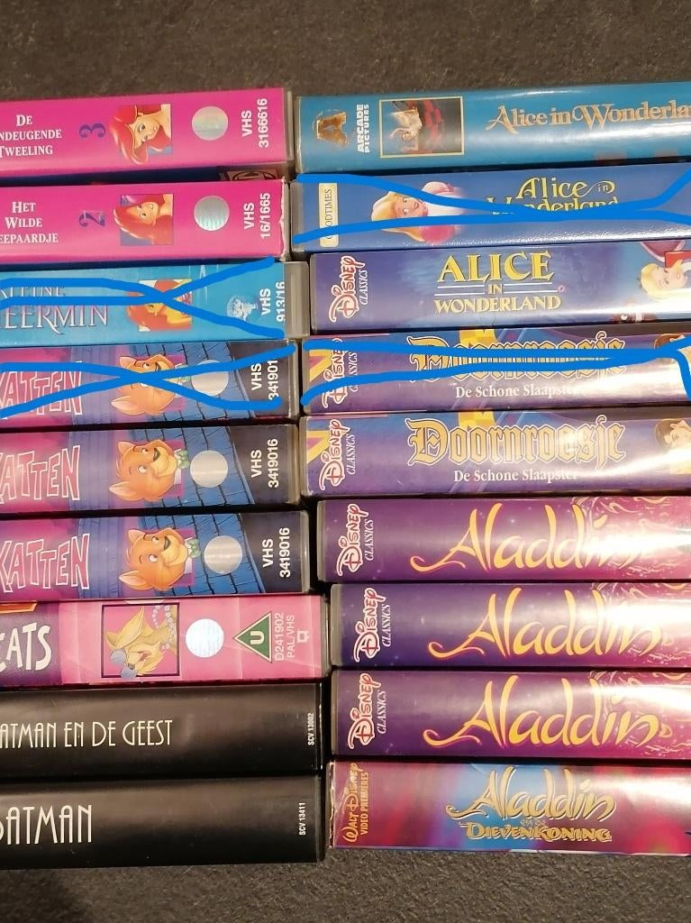 VHS tekenfilm 2, CD & DVD, VHS | Enfants & Jeunesse, Comme neuf, Dessins animés et Film d'animation, Enlèvement ou Envoi