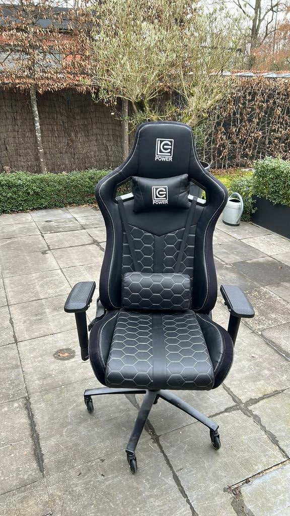 Lg power gaming chair, Huis en Inrichting, Ophalen, Gebruikt, Zwart, Gaming bureaustoel