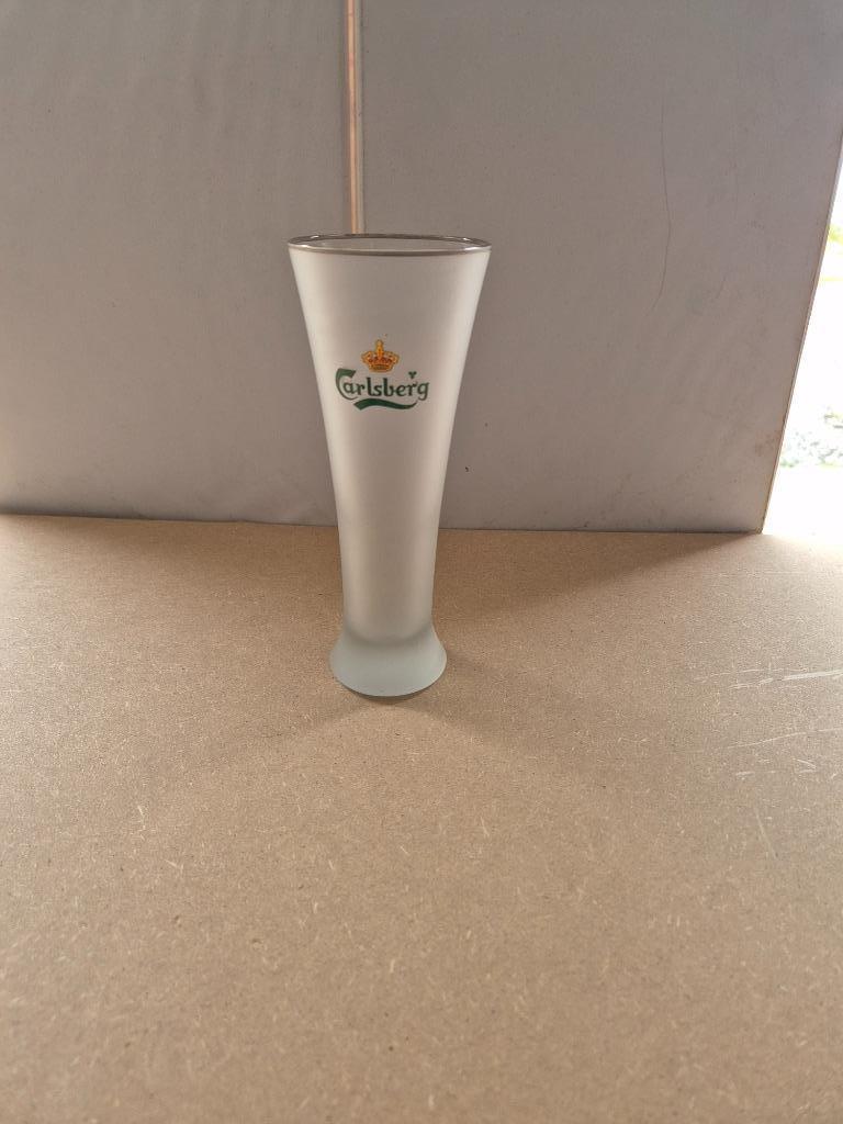 Verre Carlsberg (modèle 5), Collections, Marques de bière, Enlèvement ou Envoi, Utilisé, Verre ou Verres, Autres marques